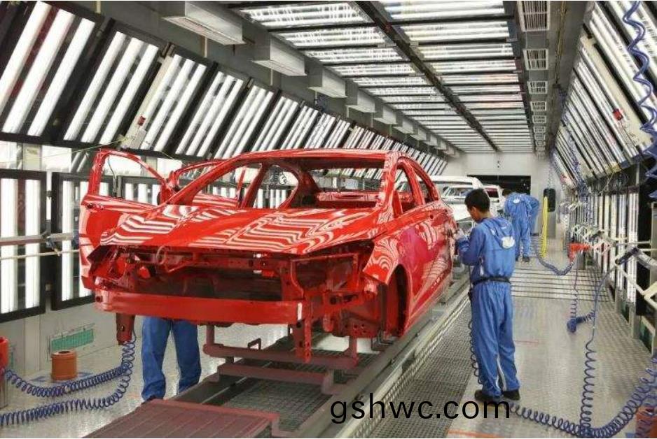 汽車烤漆車間(jian)應用