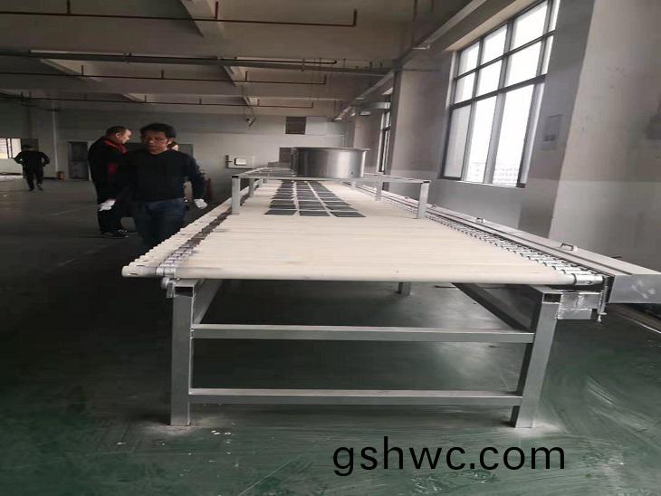 公司第一條自動化生産線投産試運行